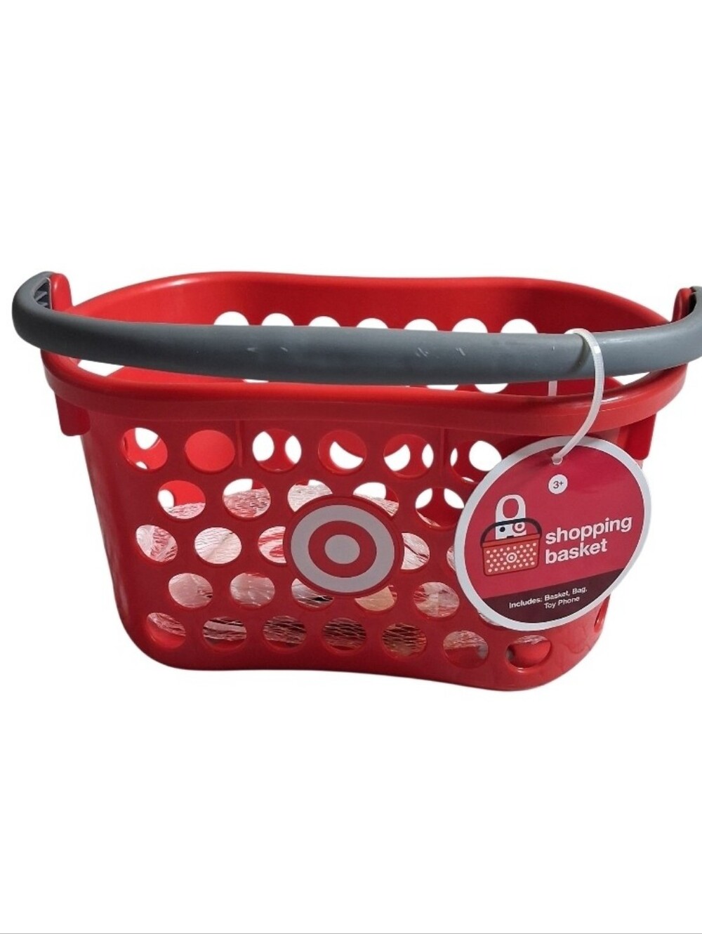 Target Toy Shopping Basket Toy Smartphone Reusable Tote Play Learn
